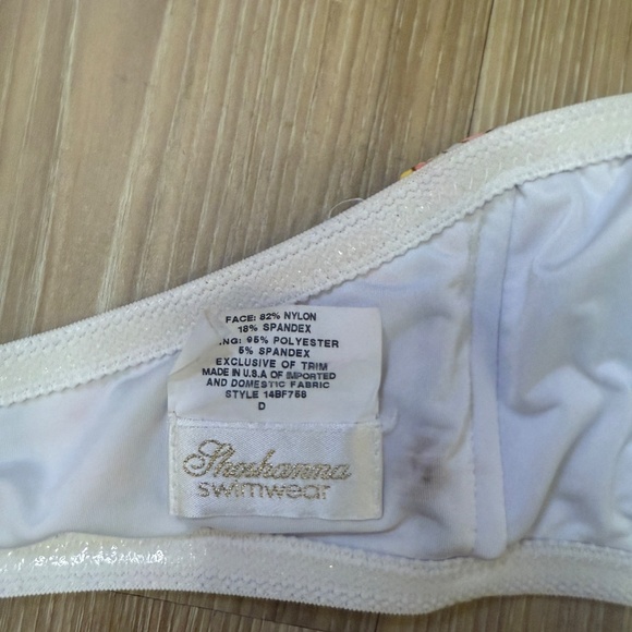 Shoshanna Bandeau Bikini Set – Size D Top / XL Bott - Picture 8 of 9